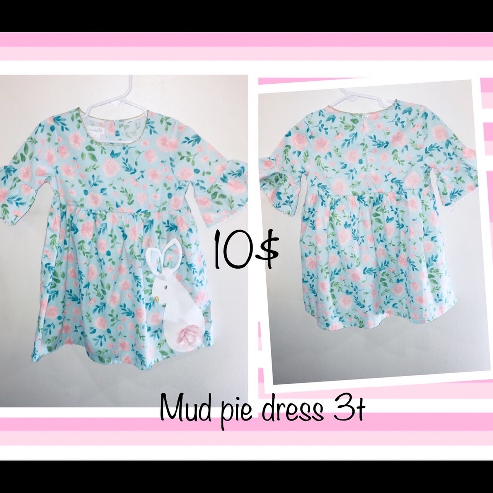 Mud pie toddler Easter dress